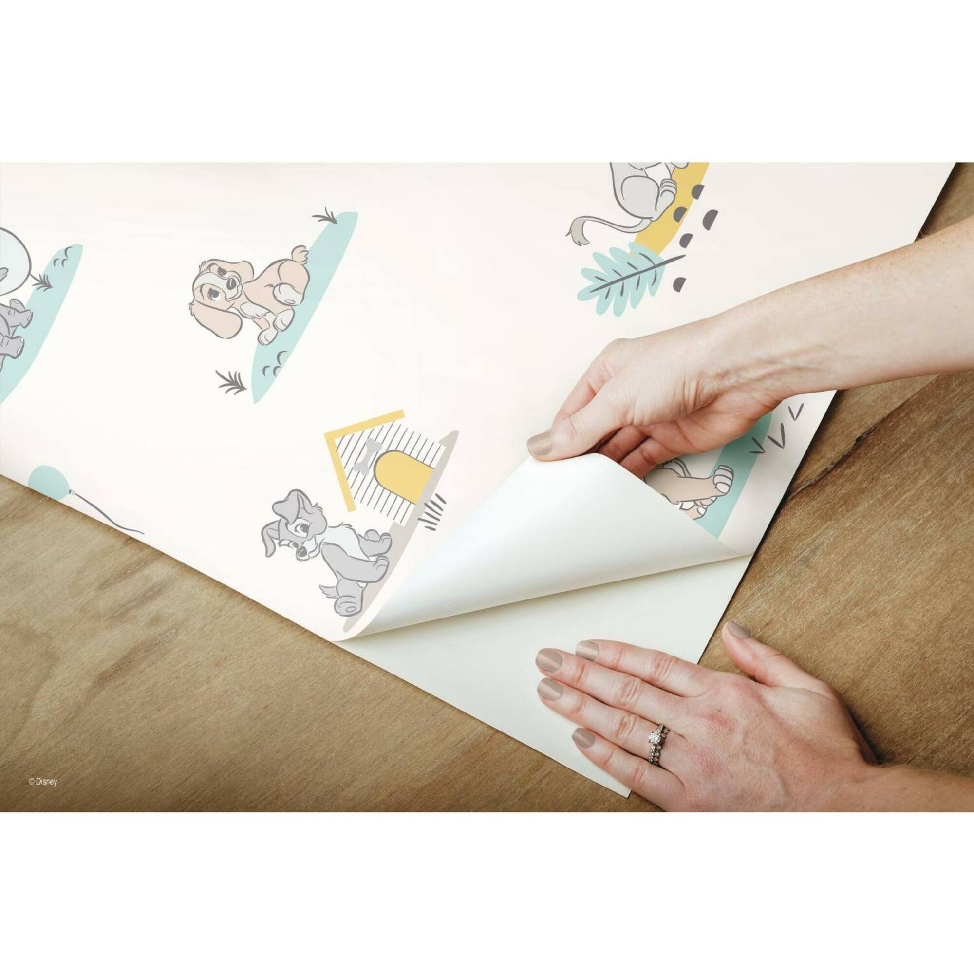 RoomMates Disney Baby Animals Peel & Stick Wallpaper